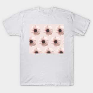 Blush poppies - pink T-Shirt